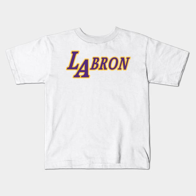 LAbron! Kids T-Shirt by pralonhitam